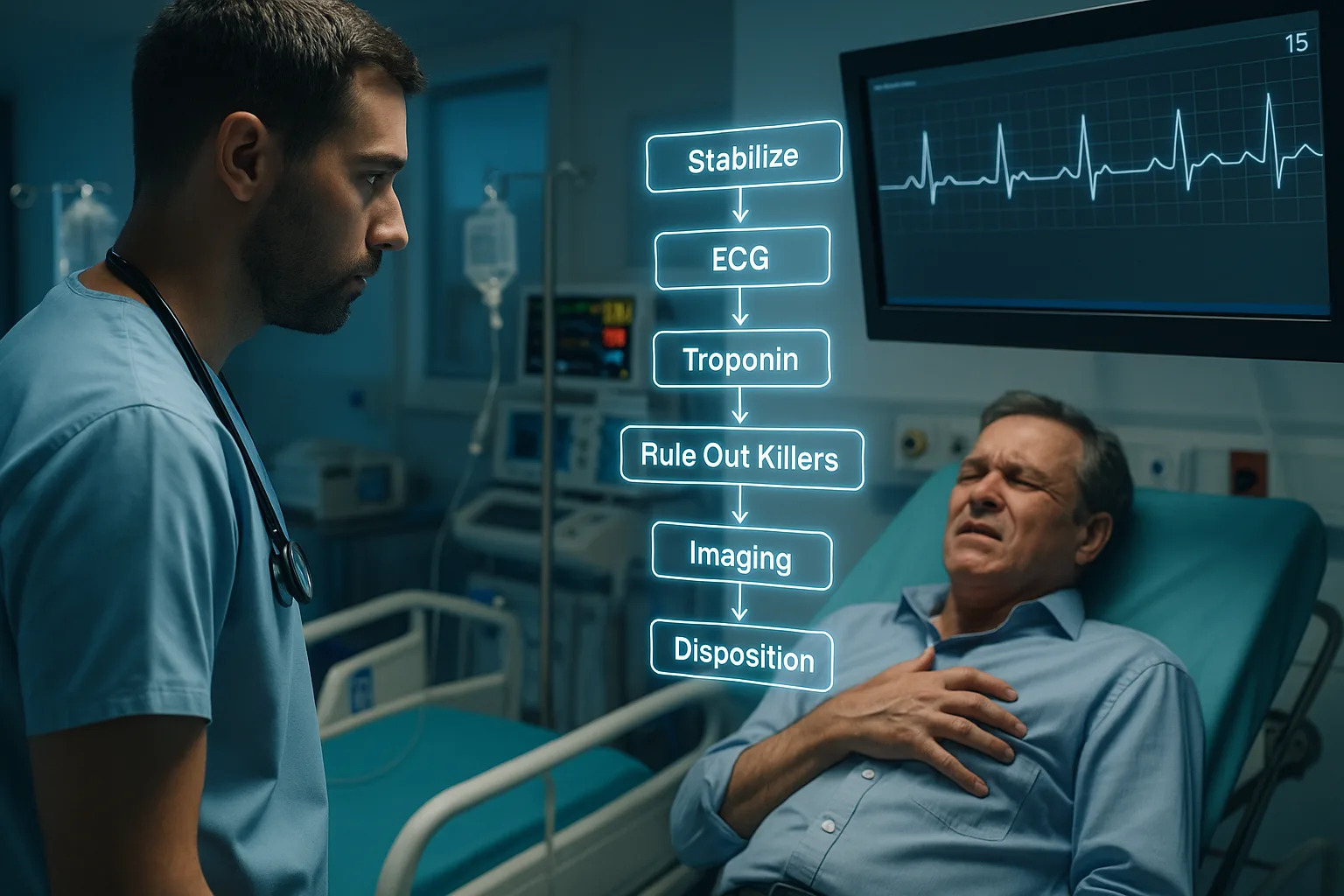Chest Pain on Step 2 CK & Step 3: The Ultimate ED Workup Algorithm