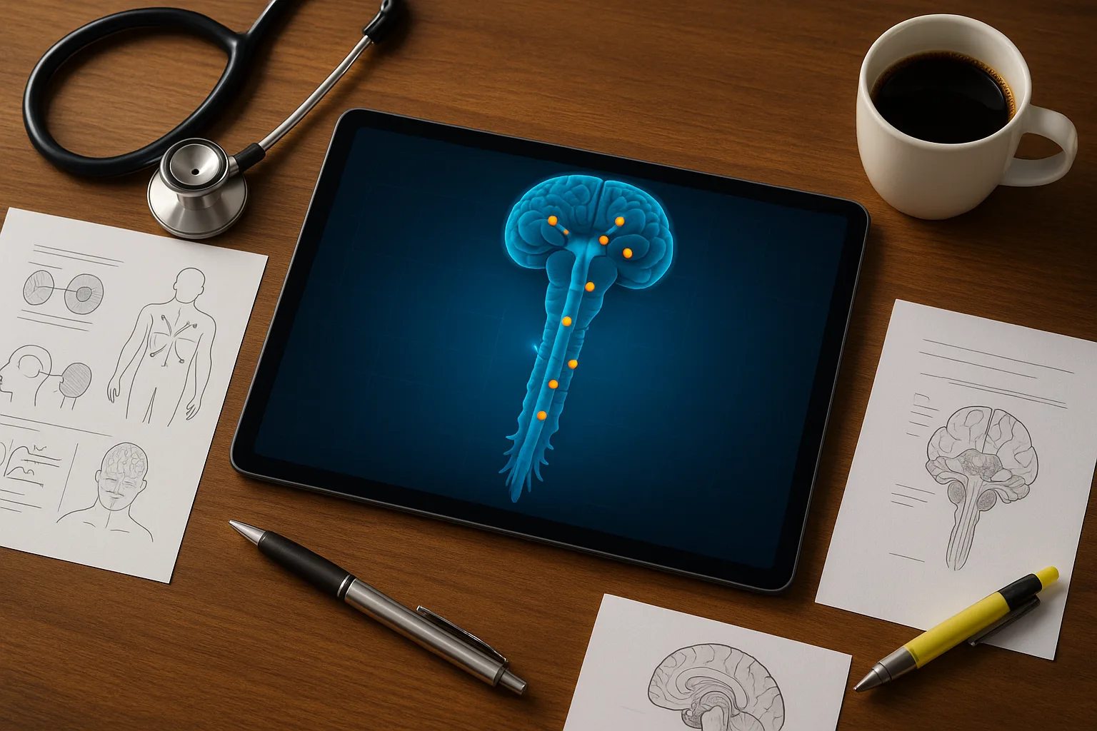 Mastering Neuroanatomy Lesion Localization for Step 1: A Vignette-Driven Algorithm