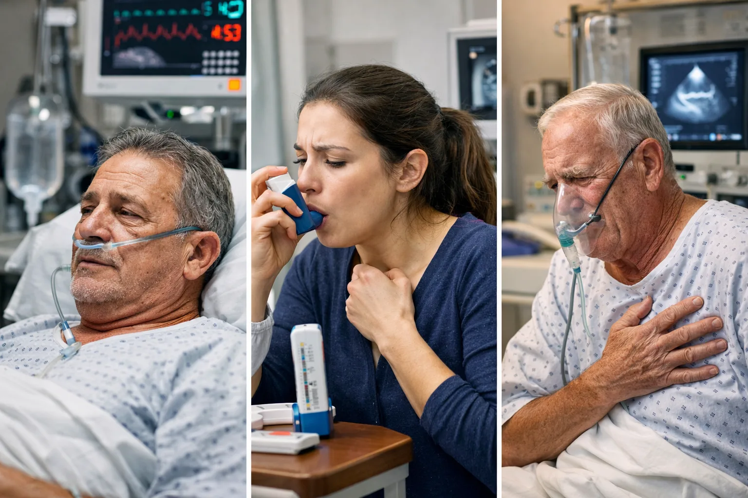 COPD vs Asthma vs CHF Exacerbation: The Differentiation Table You’ll Use All Year
