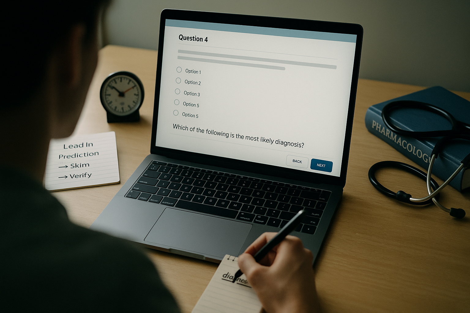 Fast Vignette Parsing Under Time Pressure: Lead-In First Method