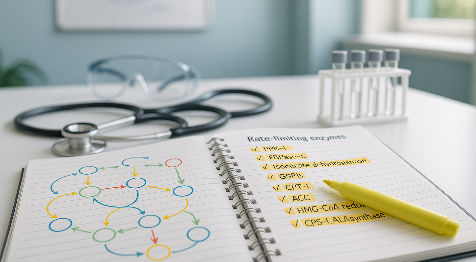 Biochemistry Rate-Limiting Enzymes You Must Know for Step 1
