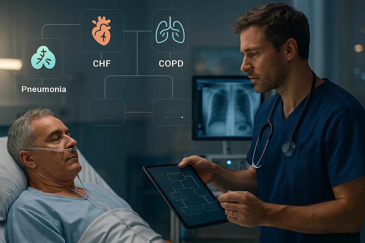 Shortness of Breath Algorithm: PE vs CHF vs COPD vs Pneumonia Explained